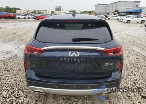 2021 Infiniti Qx50 Pure z USA, uszkodzony, nr VIN 3PCAJ5AA1MF101089